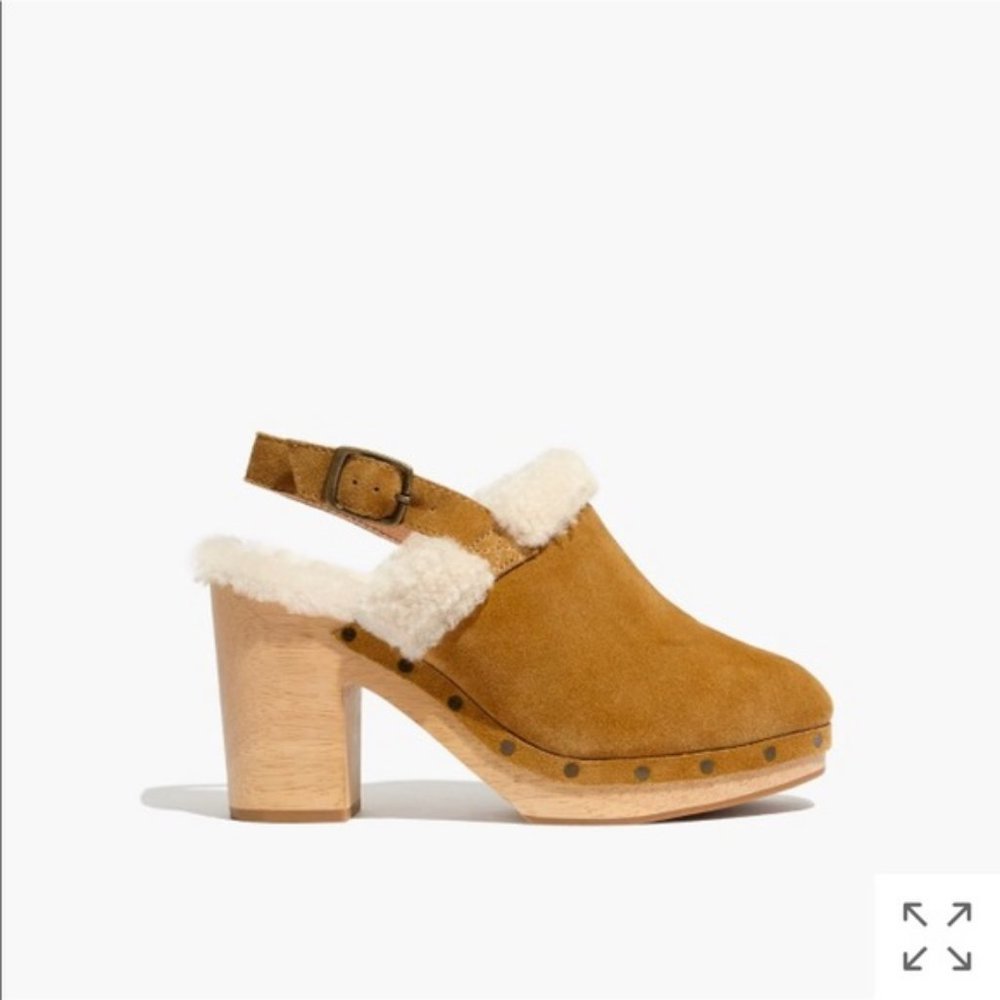 Madewell Sherpa Clogs